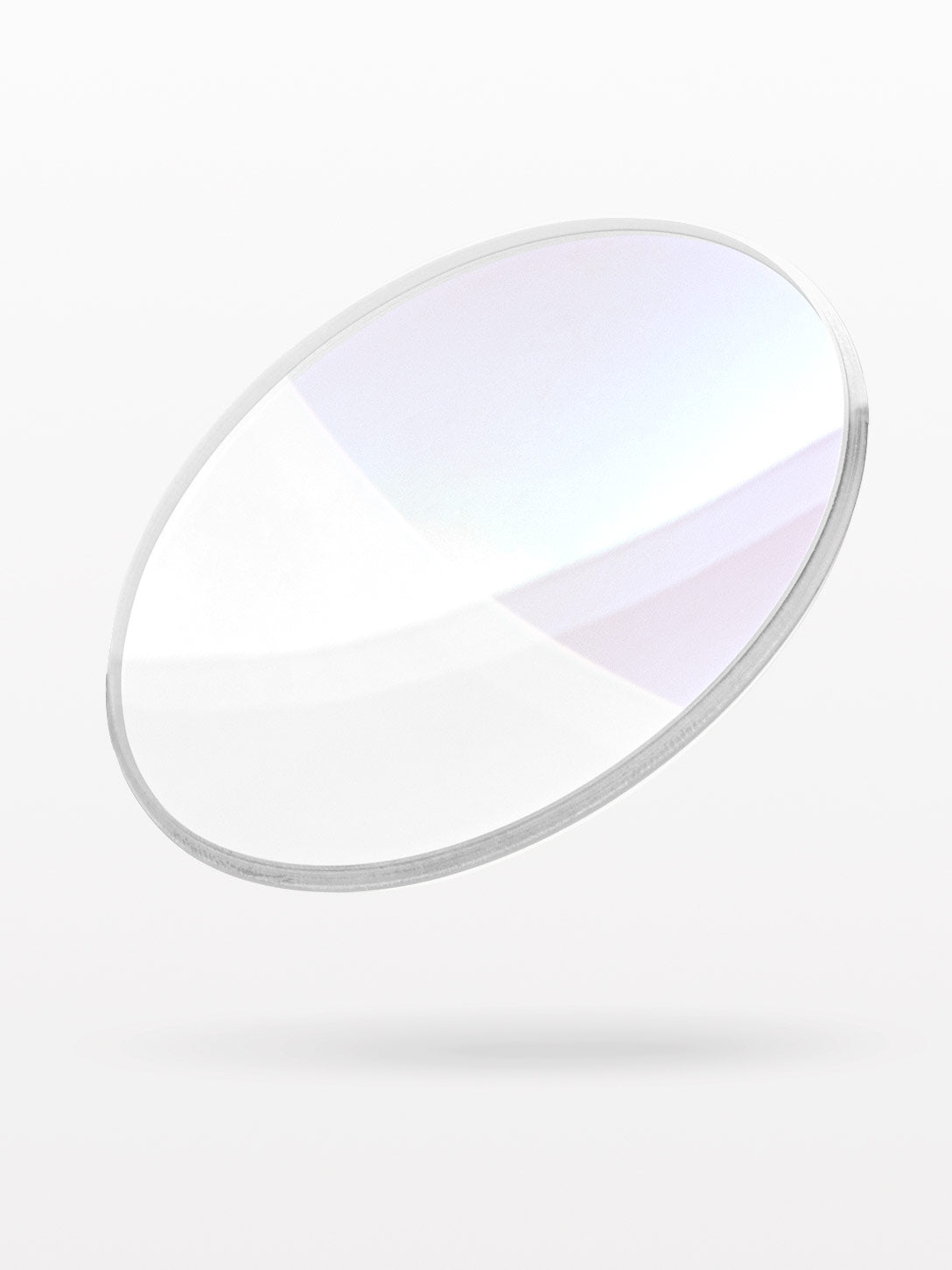 Clear lens with premium coatings applied
